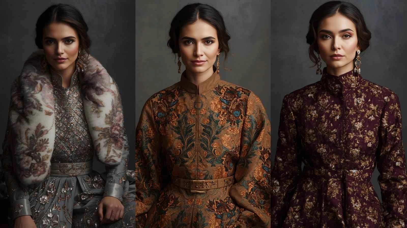 Ethnic beauty fashion portrait